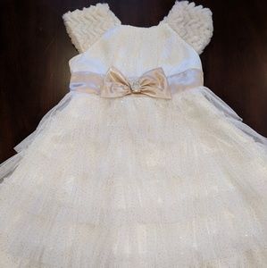 Winter Princess Off-white Dress